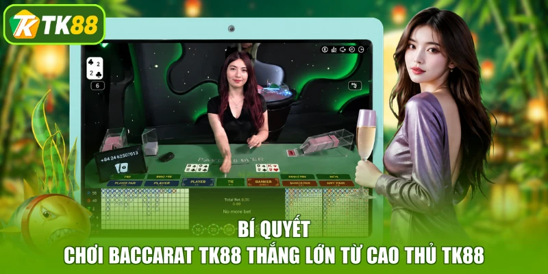 Bí quyết chơi Baccarat TK88 thắng lớn từ cao thủ TK88